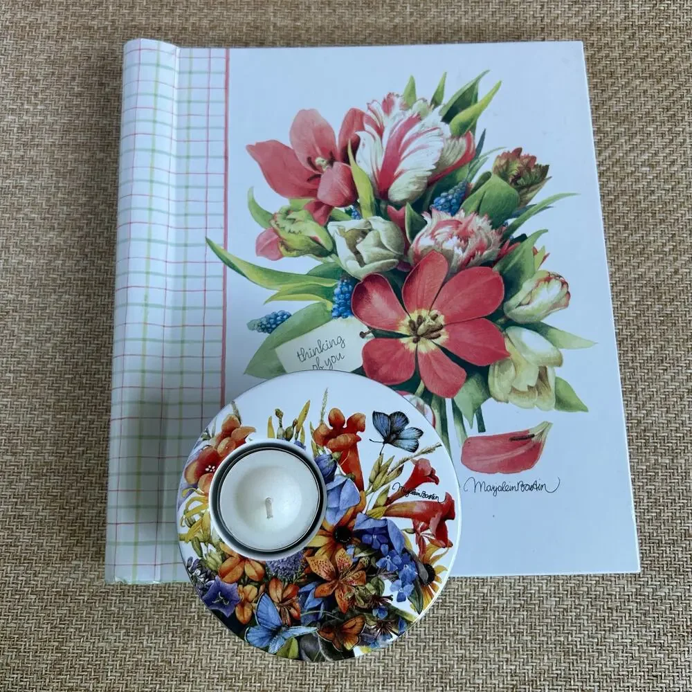 Hallmark Marjolein Bastin Nature’s Sketchbook Organizer Calendar Tealight Holder